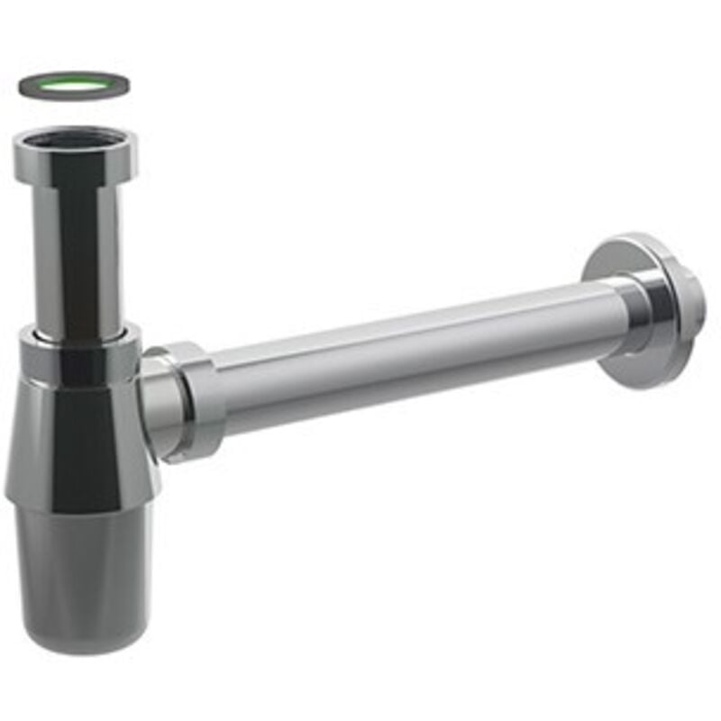 foto del prodotto sifone a bottiglia bottle in ottone 1 1 4 x 32