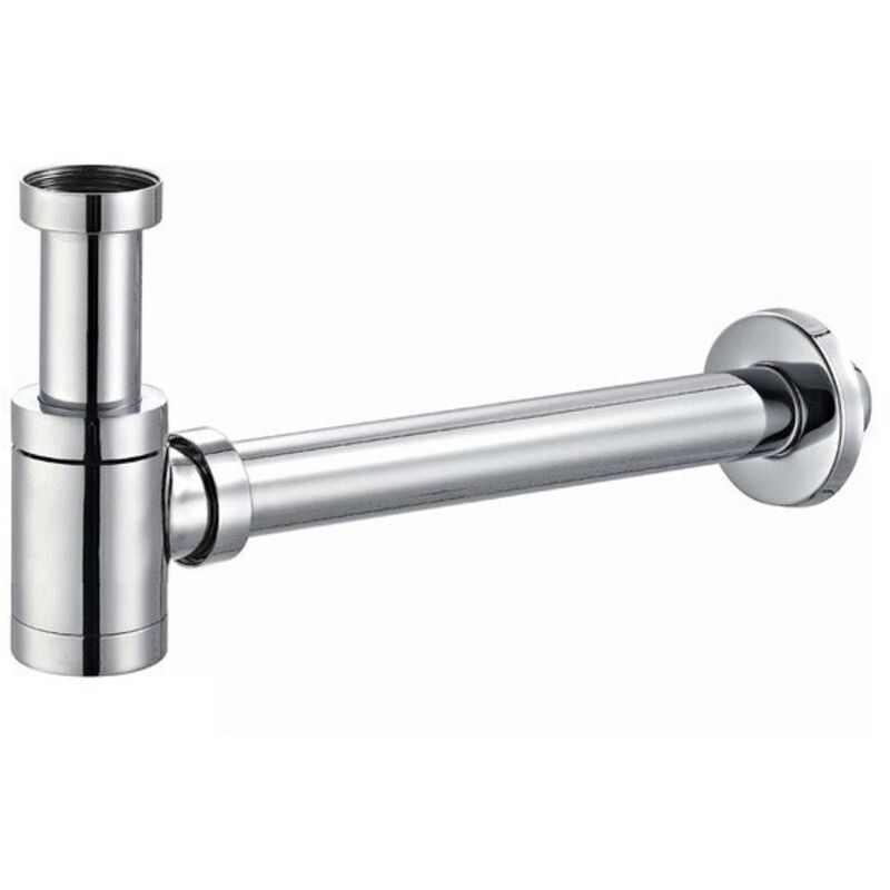 foto del prodotto sifone arredo lavabo bidet tondo basso in ottone 11 4 senza piletta tecom