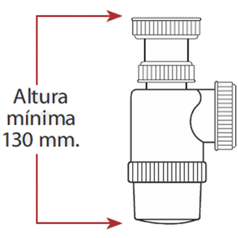 immagine 0 del prodotto sifone del lavandino mirtak plastica pvc
