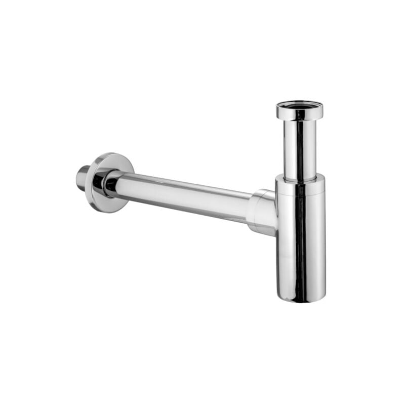 foto del prodotto sifone di scarico minimalista tondo per lavabo