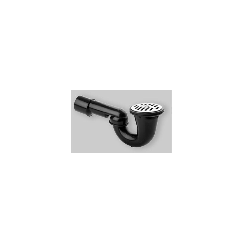 foto del prodotto sifone doccia girevole tipo basso wavin griglia inox 80 uscita 40 50