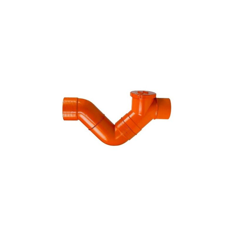 foto del prodotto sifone firenze orizzontale 1 tappo diam. 100