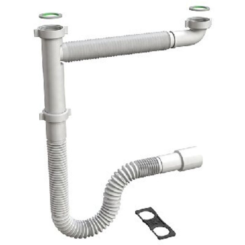 foto del prodotto sifone flessibile per lavello cucina flexybon 1 1 2 bonomini