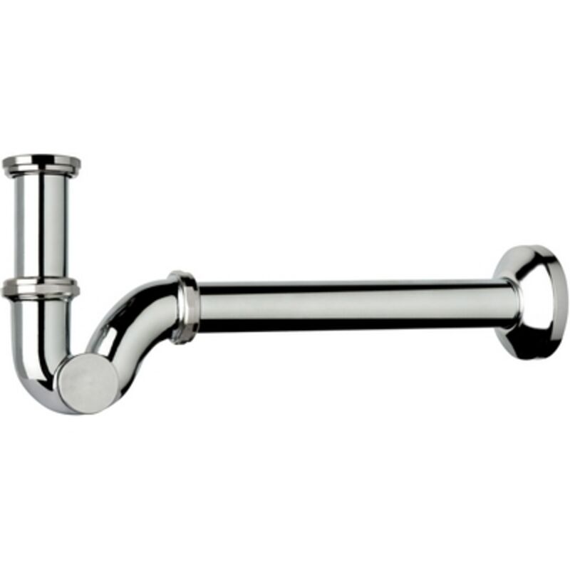 foto del prodotto sifone in ottone cromato 1x25 cm