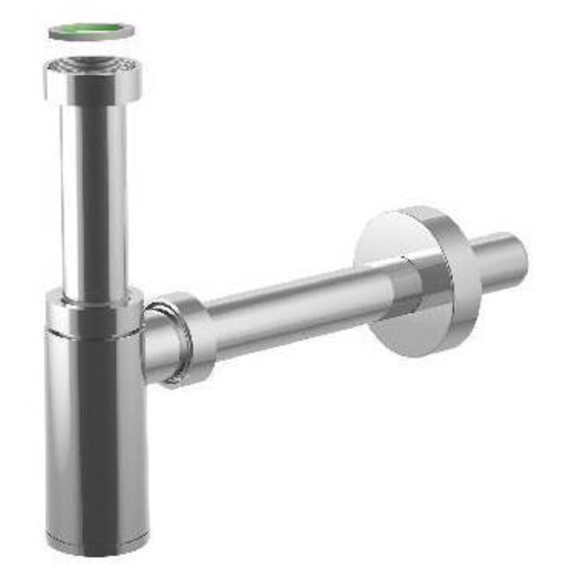 foto del prodotto sifone king per lavabo in abs+ottone 1 1/4 bonomini