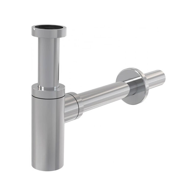 foto del prodotto sifone lavabo design universale metallo cromato al 100 a400 alca