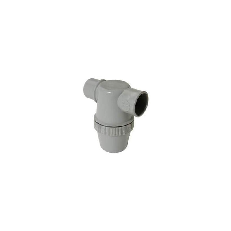 foto del prodotto sifone orizzontale per bottiglie in pvc da 32 mm di diametro