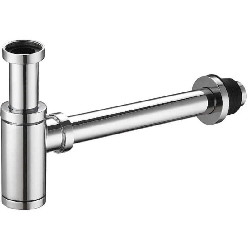 foto del prodotto sifone per lavandino in acciaio inox per lavabo e lavabo, altezza regolabile, set sifone g1 1 4