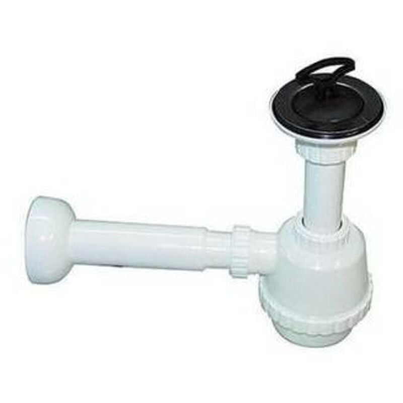 foto del prodotto sifone pvc 1 via c piletta per porcellana con canotto 1 1 4 dh