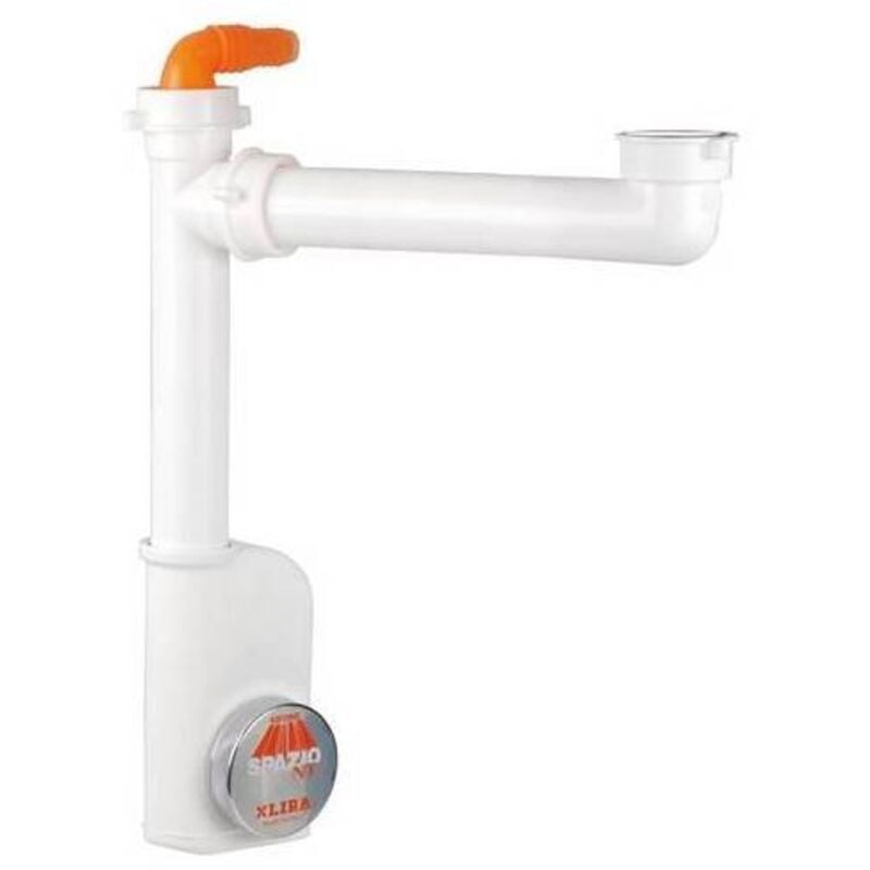 foto del prodotto sifone salva spazio 1 nt evolution per lavelli misura 1 1/2 d. 40 mm grigio