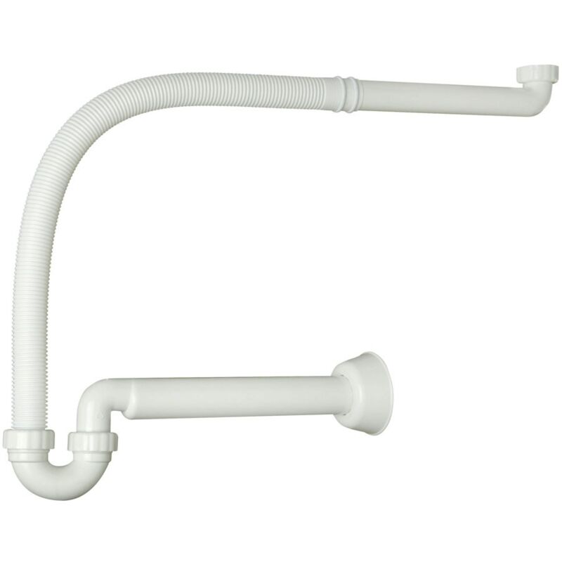 foto del prodotto sifone salva-spazio in pp connessione flessibile - misura 1 1 4 40 2126.5546