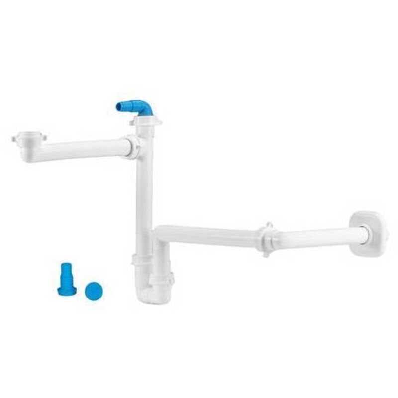 foto del prodotto sifone salvaspazio per lavabo disassato 1 - 1 1/4 d. 32-40 mm