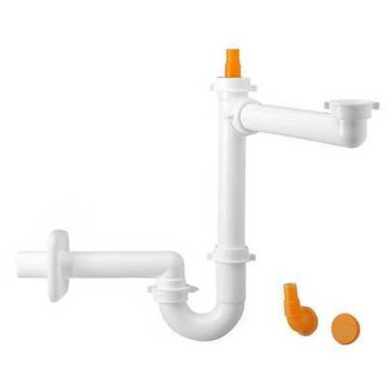 foto del prodotto sifone salvaspazio per lavelli ad 1 via marchio lira 1 1 2 lira