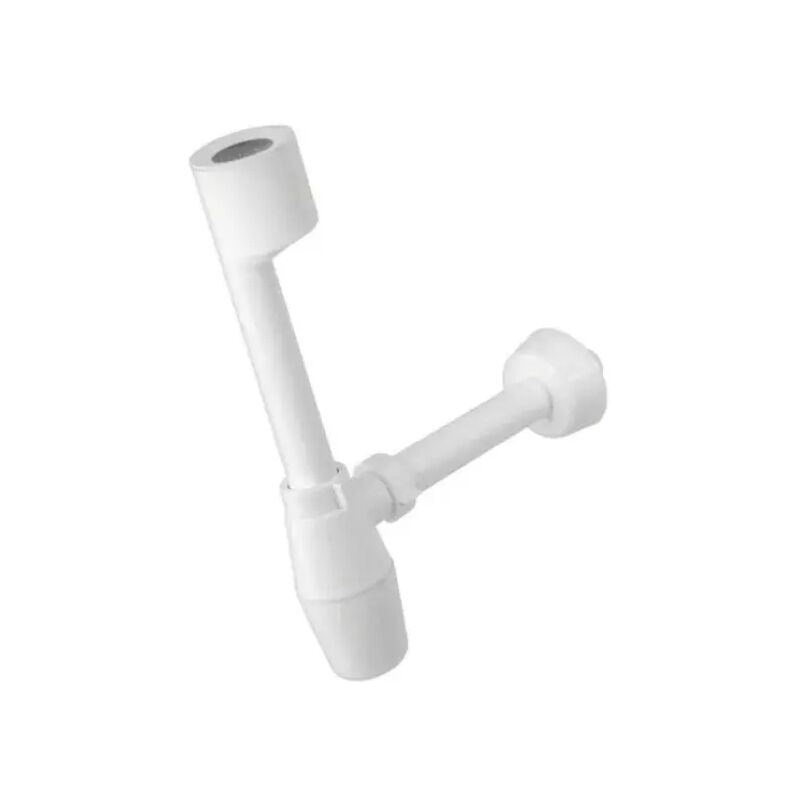 foto del prodotto sifone scarico a bottiglia in polipropilene pp per orinatoio attacco alla ceramica scarico 40x230mm bonomini