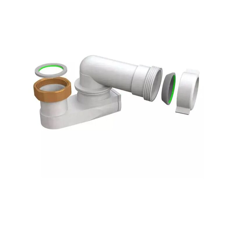 foto del prodotto sifone scarico vasca ribassato orientabile in pehd 11 2 x 40 bonomini