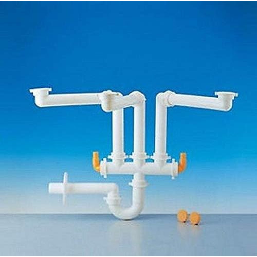 foto del prodotto sifone spazio 3 35 curva pp d40 bianco lira 9.1273.06