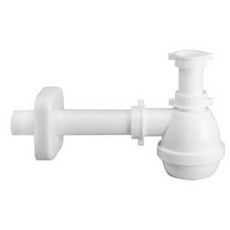 foto del prodotto sifone tipo m per lavelli inox ad 1 via senza piletta (marchio lira) 1 1/2 lira