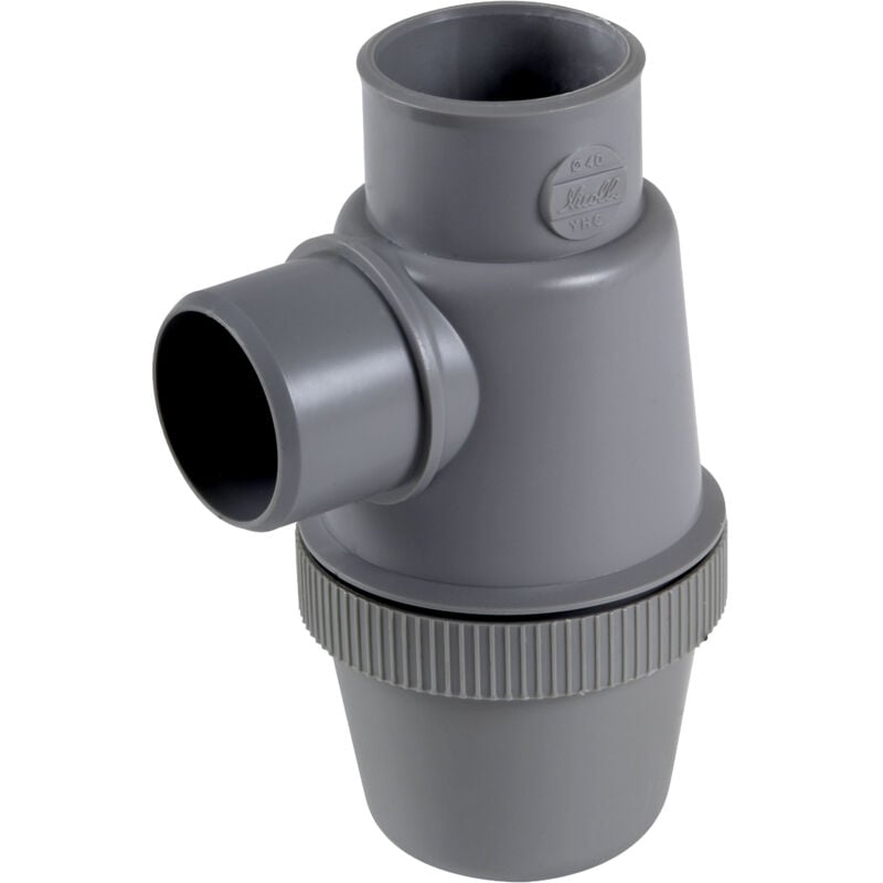 foto del prodotto sifone verticale per bottiglie in pvc, diametro 40 mm