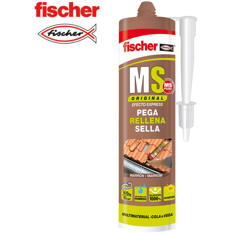 foto del prodotto sigillante adesivo fischer ms marrone 290 ml