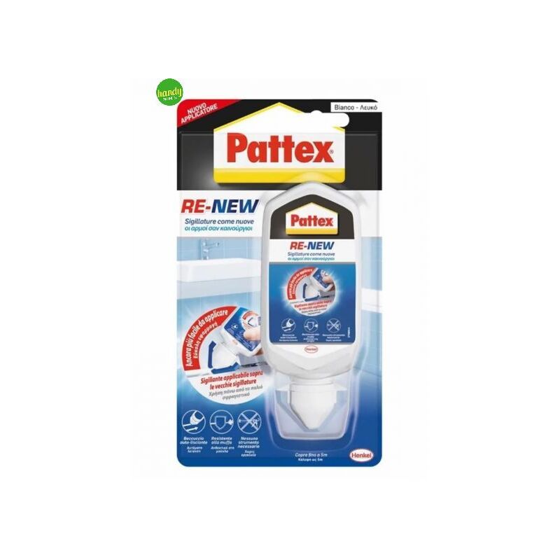 foto del prodotto sigillante bagno sano pattex re new bianco 80ml