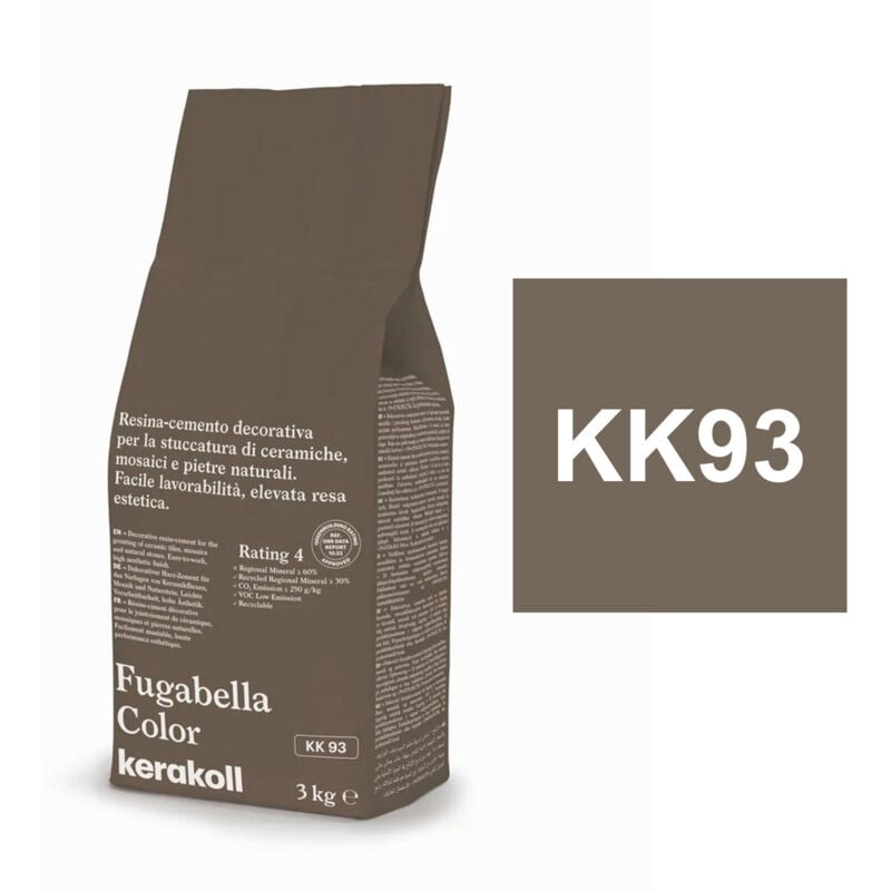 foto del prodotto sigillante fugabella kk 93 kg 3 kerakoll resina cemento decorativa