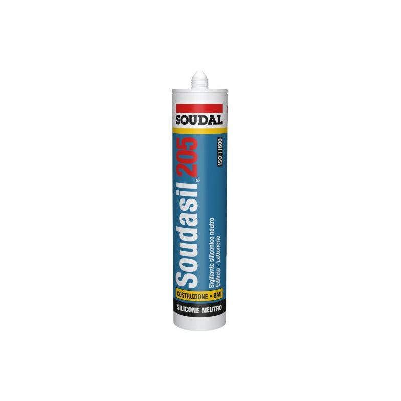 foto del prodotto sigillante neutro per edilizia soudasil 205 soudal 310 ml bianco