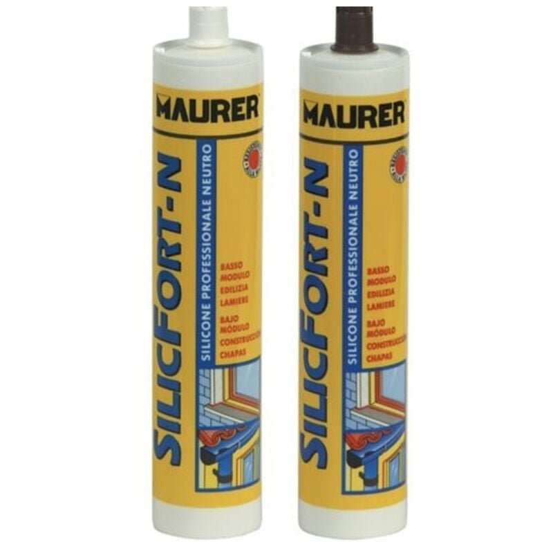 foto del prodotto sigillante silicone neutro silicfort-n maurer trasparente 310 ml