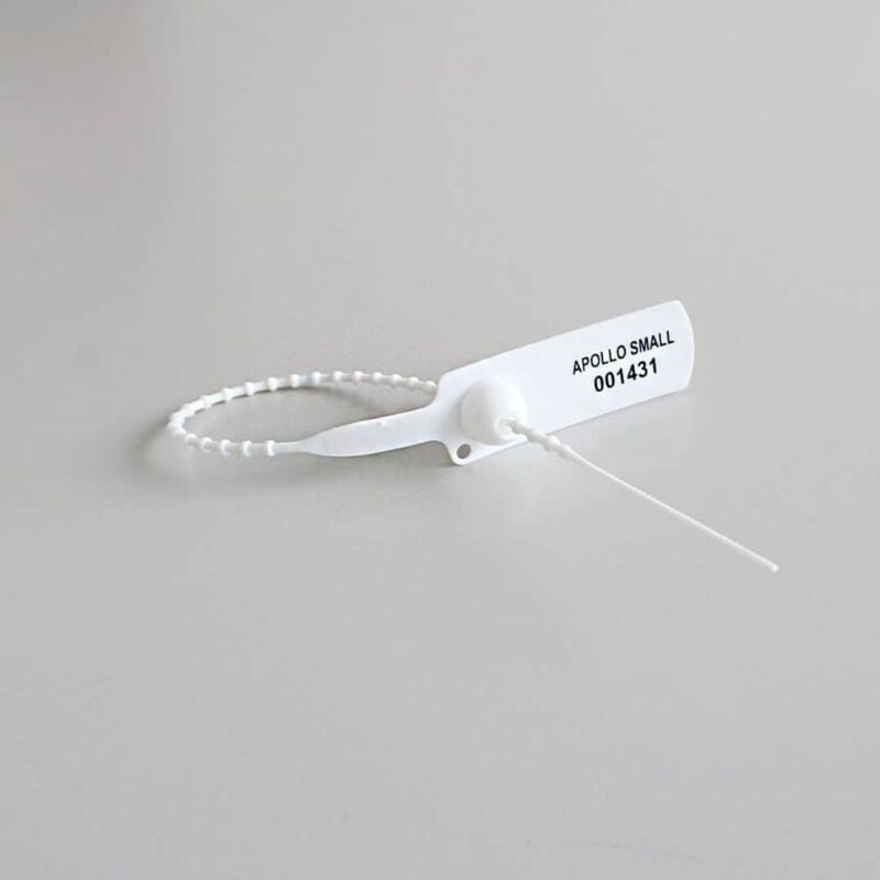foto del prodotto sigilli di sicurezza in plastica regolabile economico fragile e riciclabile lunghezza 315.0 x 21.0 mm, numero pezzi 1000 sigilli