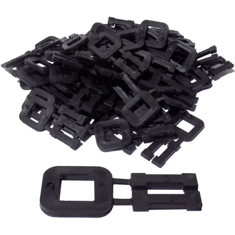 foto del prodotto sigilli fibbia per reggetta 12 mm in plastica fermaglio blocca reggia manuale confezione 500 pezzi per reggetta da 12 mm pezzi 100