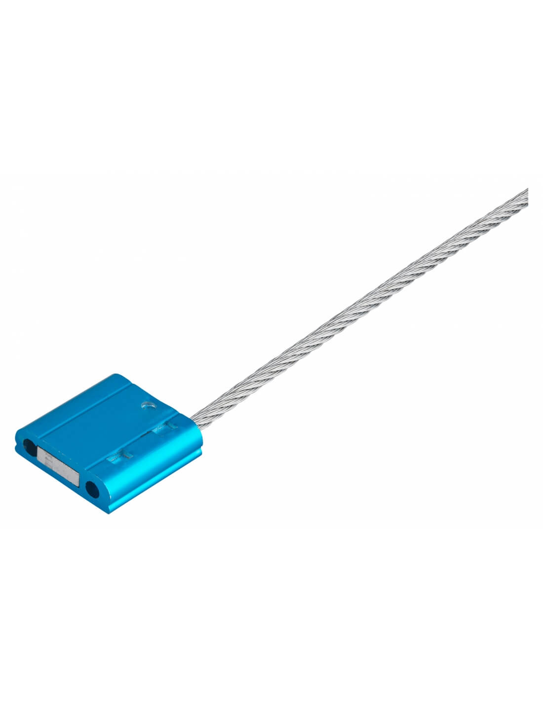 foto del prodotto sigilli in alluminio, 25 pezzi, grado h, numerati e colorati, cavo acciaio 1,8x280mm, lockout tagout loto thirard