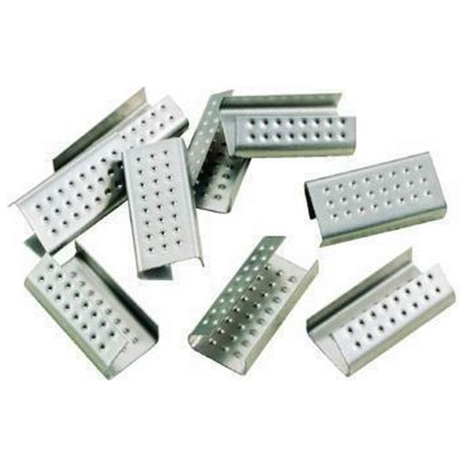 foto del prodotto sigilli per reggetta plastica scatole 2000 pezzi mm. 16x0,4