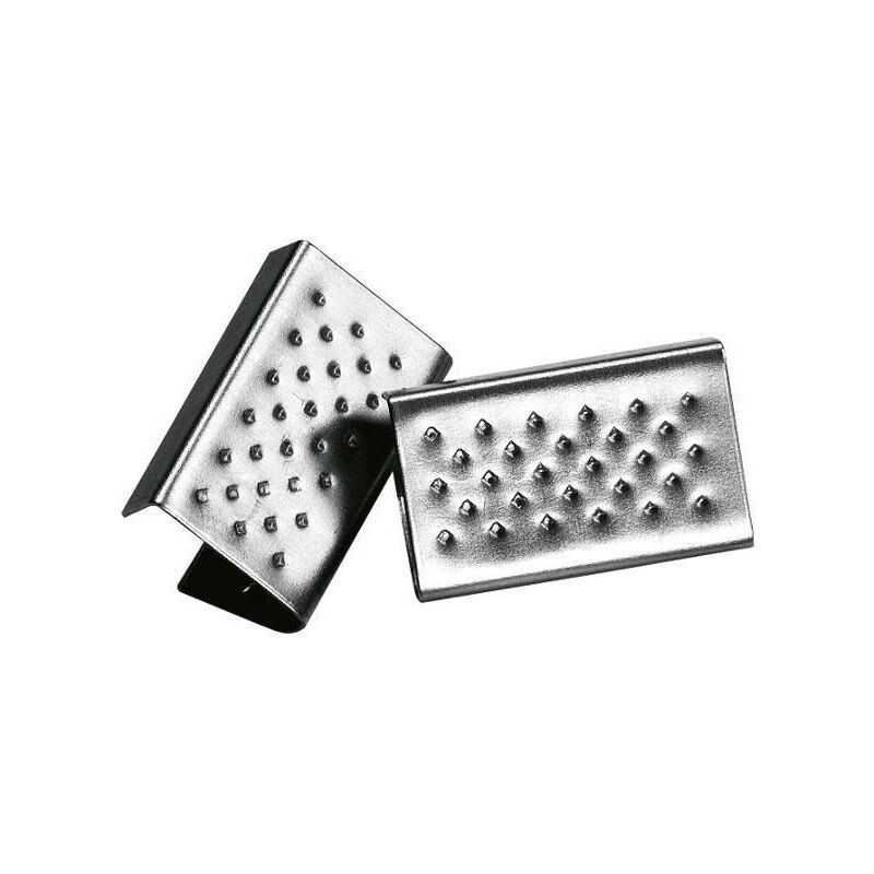 foto del prodotto sigilli sigillo per reggia reggetta cf.2000pz lunghezza 28mm spessore 0.5 mm