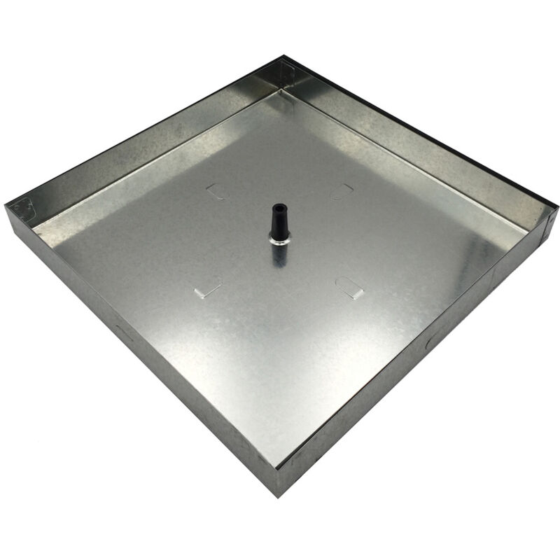 foto del prodotto sigillo zincato leggero con telaio 53 x 53 cm