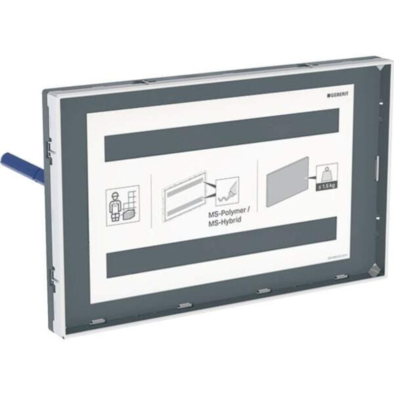 foto del prodotto sigma plaque de recouvrement, fleur, avec cadre geberit