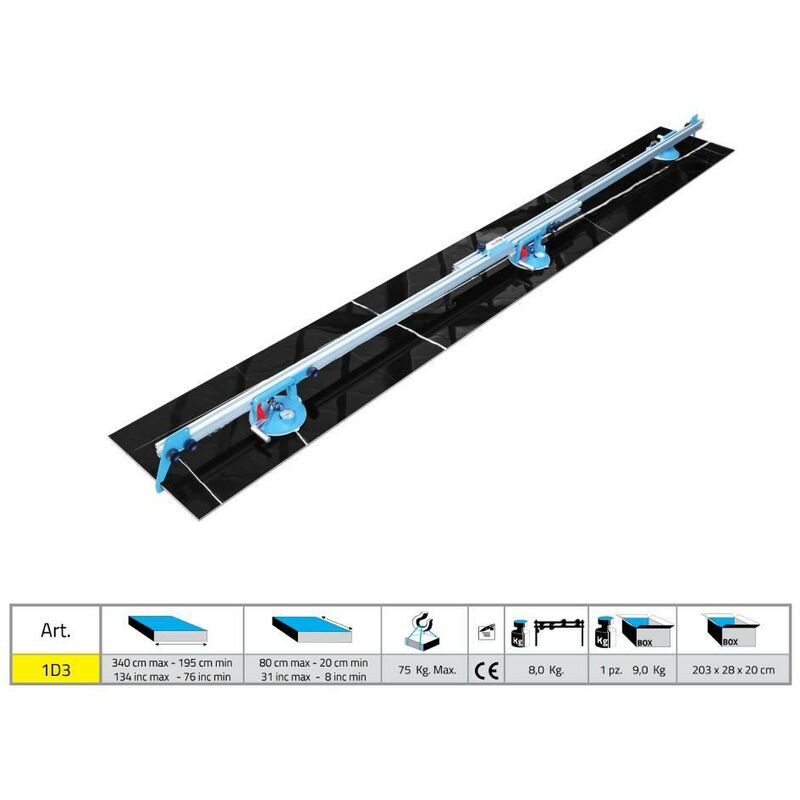 foto del prodotto sigma sollevatore kera lift completo 340x100 cm 001d3