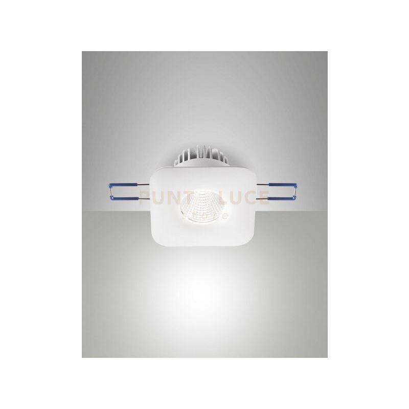 foto del prodotto sigma system incasso bianco quadrato fisso a led 7w 3000k 800lm ip40