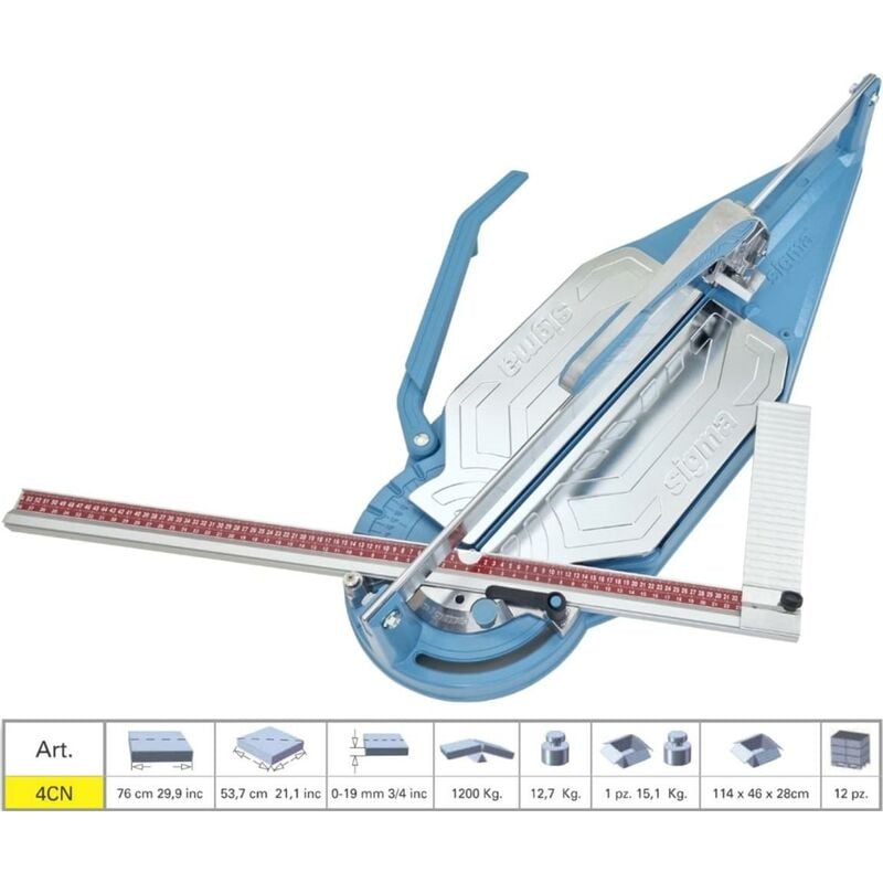foto del prodotto sigma tagliapiastrelle 4cn cm 76 incisione a spinta serie 4 nex