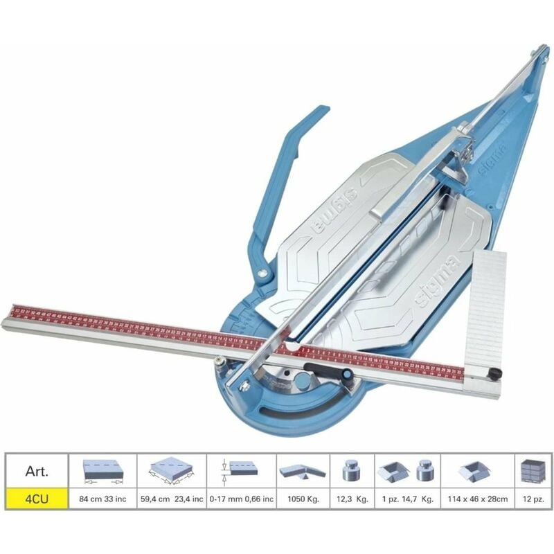 foto del prodotto sigma - tagliapiastrelle 4cu cm 84 incisione a trazione serie 4 up