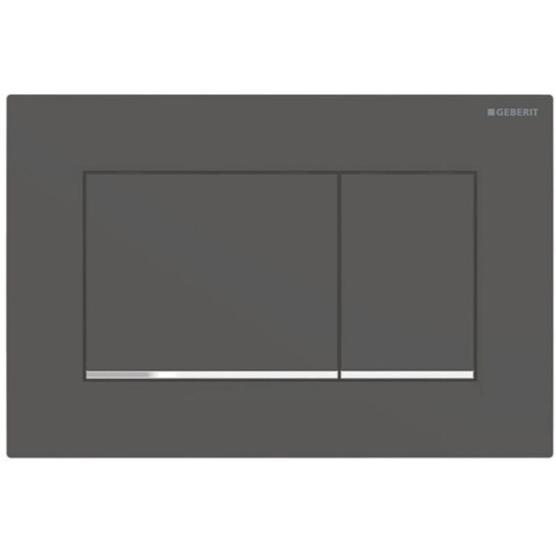 foto del prodotto sigma30 - placca di comando sigma30, nero opaco cromo 115.883.14.1 - geberit