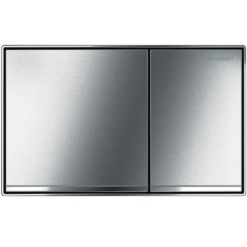 foto del prodotto sigma60 placca cromo spazzolato 115.640.gh.1 geberit