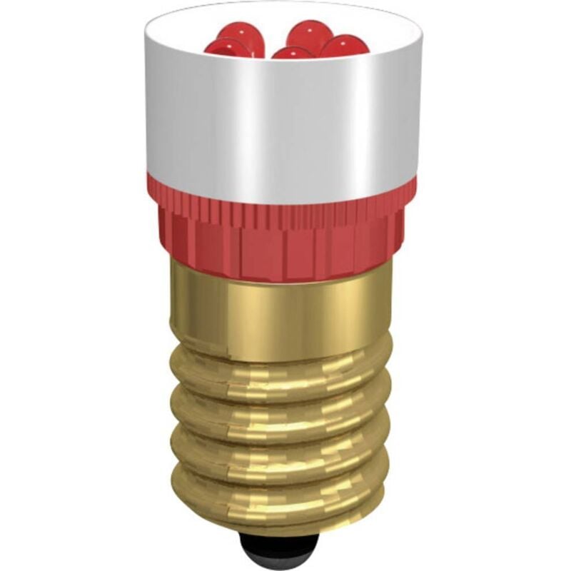 foto del prodotto signal construct mcpe145308 luce di segnalazione a led rosso e14 230 v dc, 230 v ac