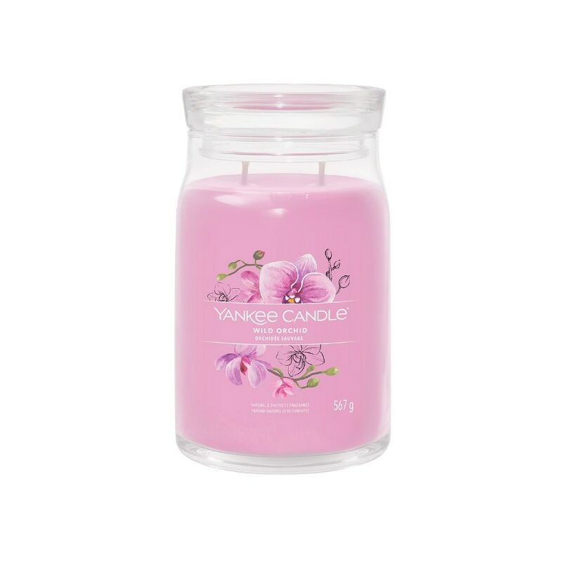 foto del prodotto signature candela in giara grande wild orchid 90 ore yankee candle