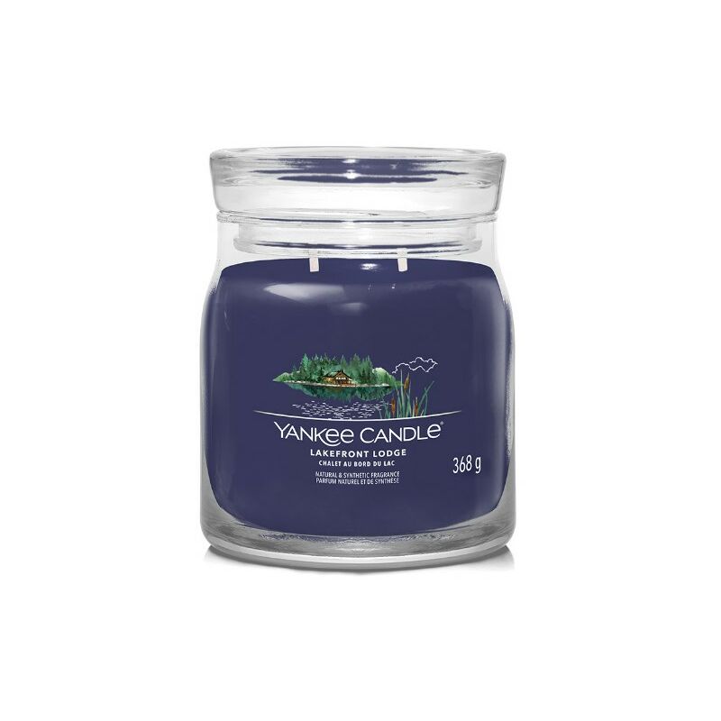 foto del prodotto signature candela in giara media lakefront lodge 50 ore yankee candle