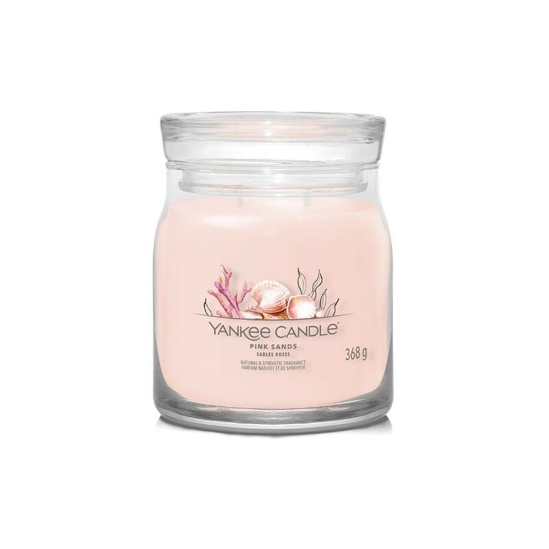 foto del prodotto signature candela in giara media pink sands 50 ore yankee candle