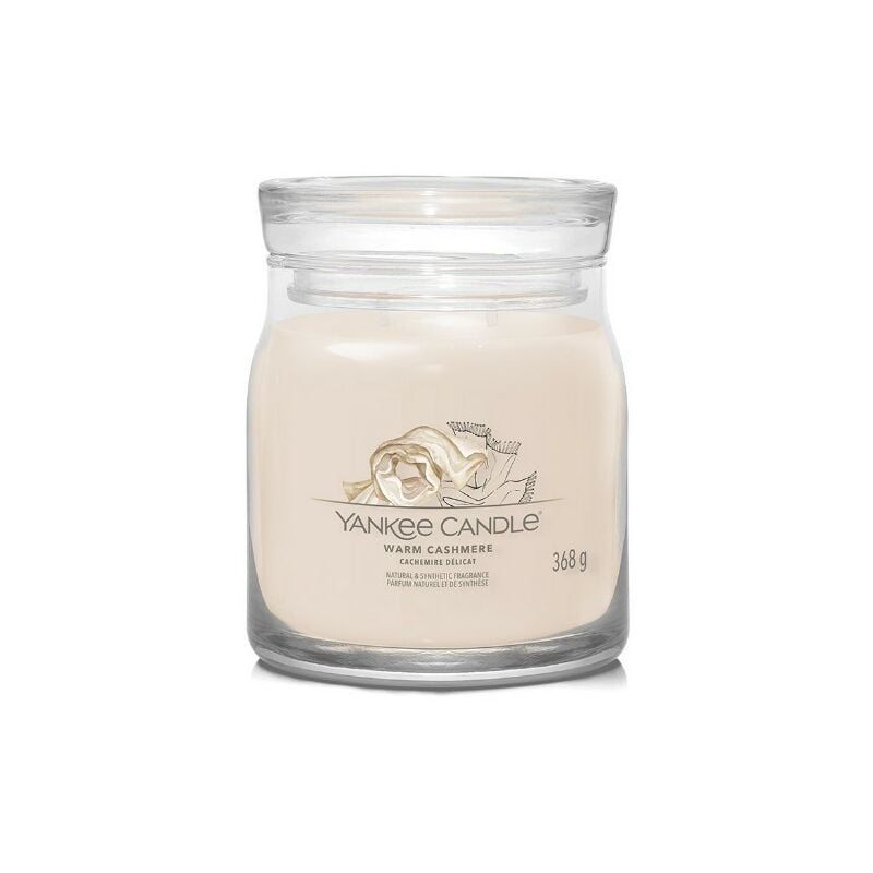 foto del prodotto signature candela in giara media warm cashmere 50 ore yankee candle