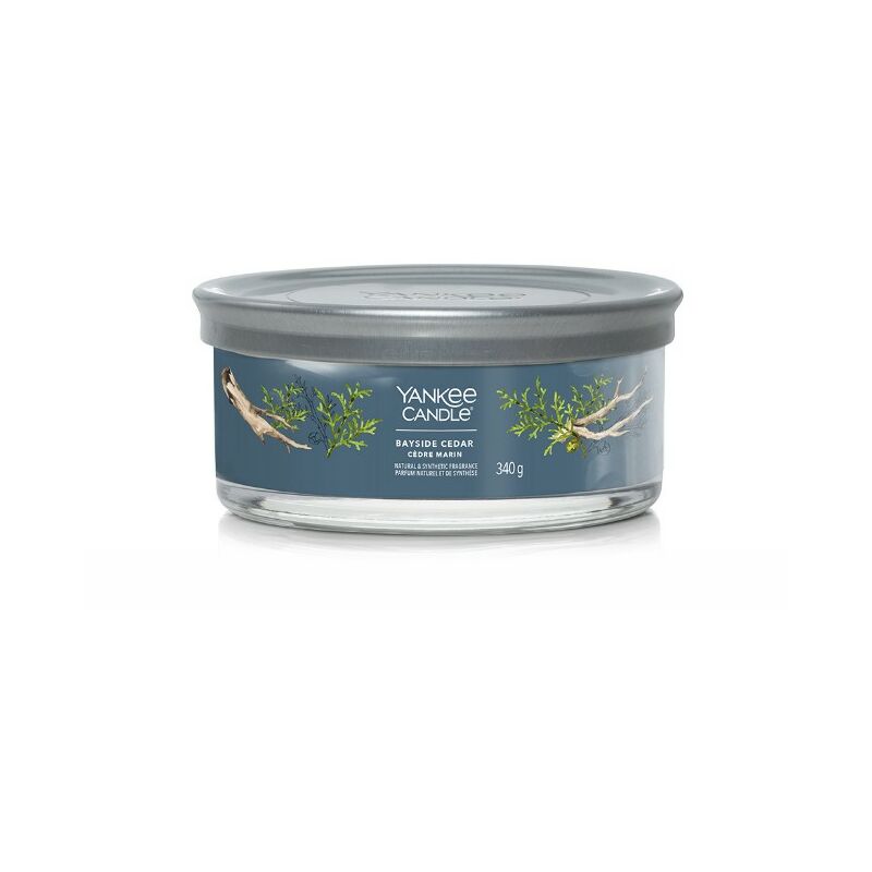 foto del prodotto signature candela in tumbler multi stoppino bayside cedar 28 ore yankee candle
