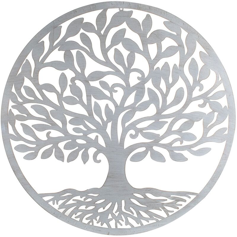 foto del prodotto signes grimalt applicare la parete dell ornamento in metallo applica appliques a parete grigio metal 1x82x82cm 23651