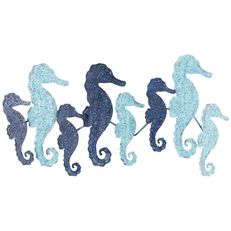 foto del prodotto signes grimalt applicare la parete dell ornamento in metallo wall avolites martilos metal blue 3x78x40cm 29839