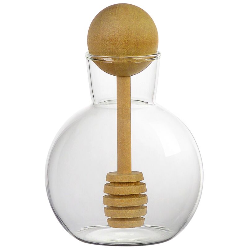 foto del prodotto signes grimalt barattolo di miele da 250 ml con cucchiaio, ideale per dolcificare bevande e dessert, regalo perfetto per gli amanti del miele