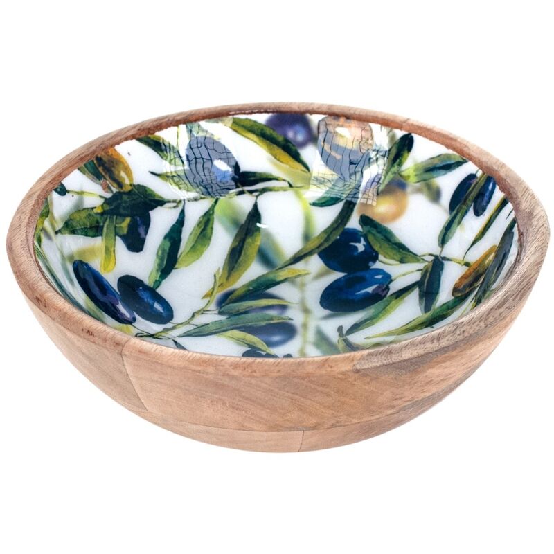 foto del prodotto signes grimalt bol kitchen bola bowl olives box e vassoi marrone 20x20x7cm 25185